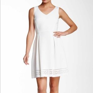 NWT Marc NY Andrew Marc Cut Out Trim Scuba Dress